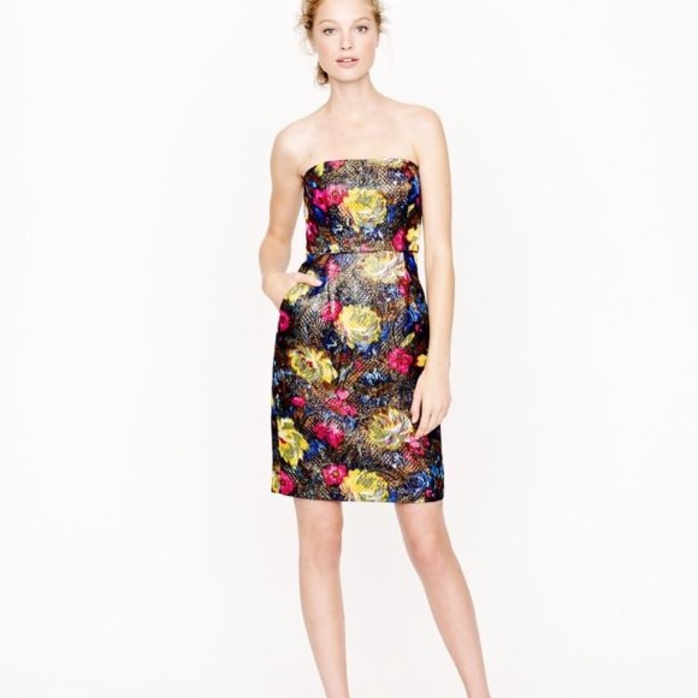 J. Crew brocade cocktail dress
